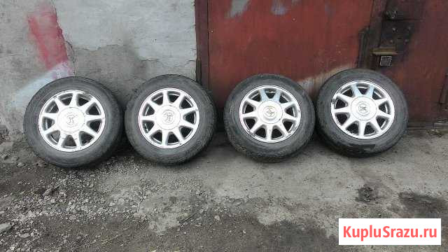 Литье R15ToyotaKresta,летняя рез.Dunlop 195/65 R15 Новосибирск - изображение 1