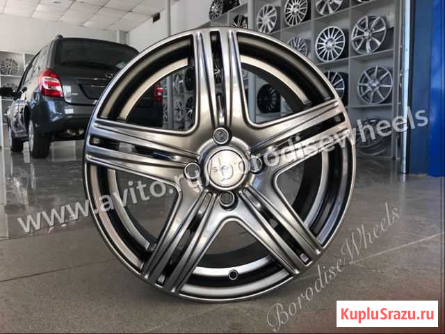 Диски скад city 4x100 r15 #617 серые лучи AMG Тольятти - изображение 1