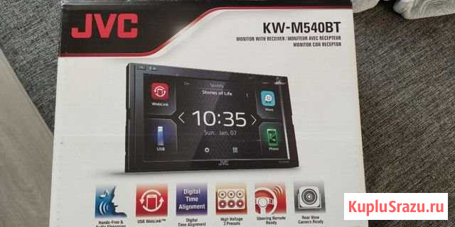 Процессорная магнитола JVC KW-M540BT Самара - изображение 1