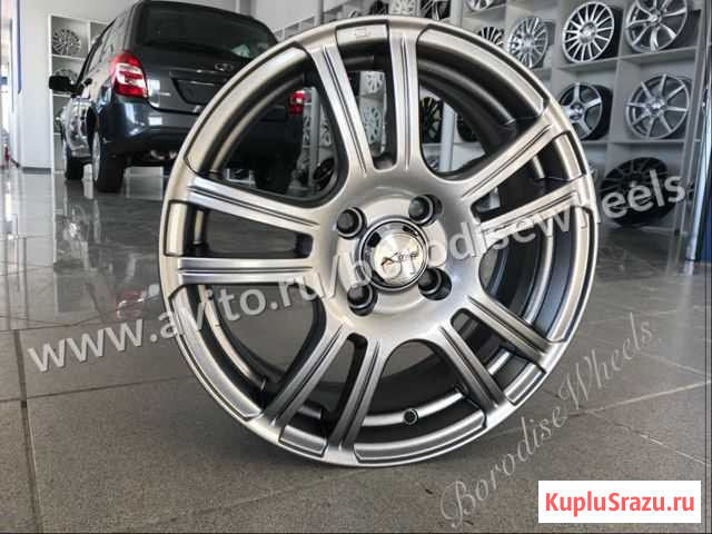 Диски x-strike x-105 4x100 r15 #484 серые двухлучк Тольятти - изображение 1