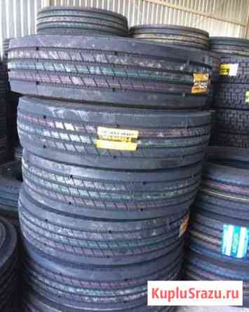 Шина 295/80R22.5 double road DR 812 рулевая Кропоткин