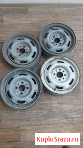 Vaz R13 Штампованные; 4шт; 4x98; DIA-58.6; ET-37; Ставрополь - изображение 1