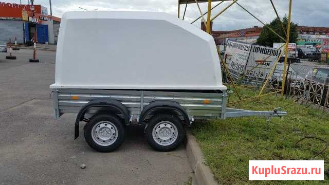 2-осный легковой прицеп мзса-212 1000 кг.2.5х1.2 м Санкт-Петербург - изображение 1