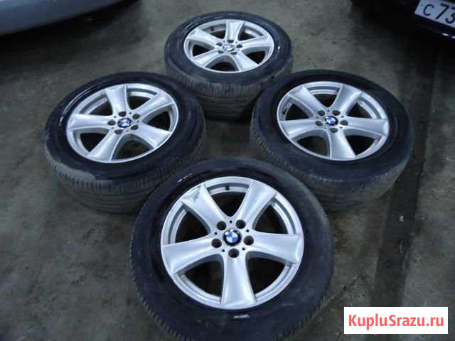 Колеса (шины диски) BMW X5 255/55 R18 из Японии Тюмень - изображение 1