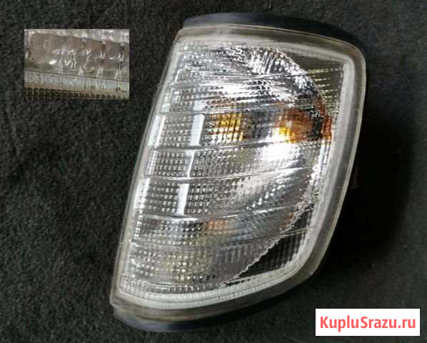 Поворотник левый на Mercedes W124. TYC Сестрорецк - изображение 1