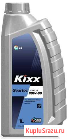 Масло трансмиссионное Kixx Geartec GL-5 80W-90 1л Санкт-Петербург - изображение 1