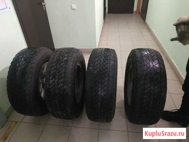 Колеса, диски, резина 16*275*70. 5*150 Тюмень - изображение 1