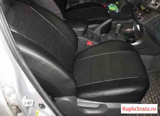 Авточехлы на Тойота Рав 4 с 2013 Белый Яр