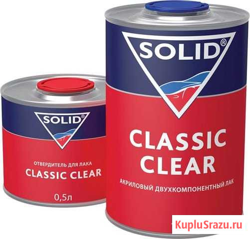 Solid classic clear - двухкомпонентный акрил-урета Москва - изображение 1