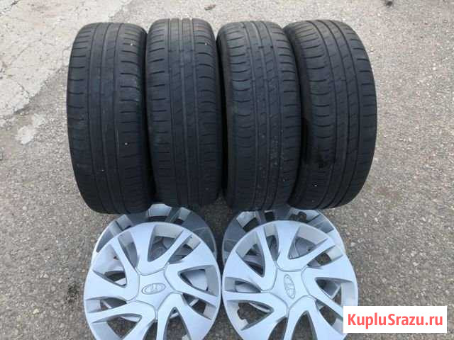 Колеса R14. Состояние хорошее. Резина Hankook Самара - изображение 1