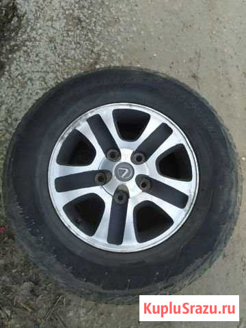 Резина Dunlop б/у 275/65/R17 на дисках Фрязино - изображение 1