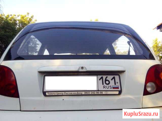 Крышка багажника задняя Daewoo Matiz 2000-2015 Шахты - изображение 1