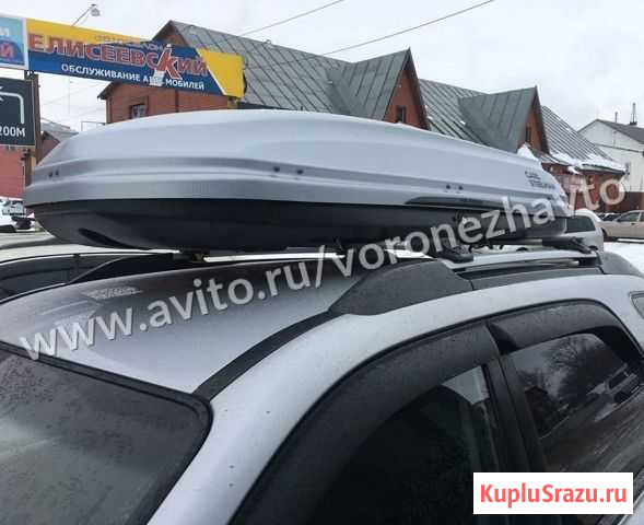 Автобокс Carl Steelman Sport 345 серый карбон Воронеж - изображение 1