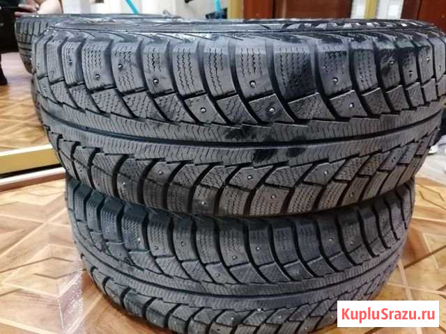 Зимняя 195/65 R15 шипы 2шт Новый Уренгой - изображение 1
