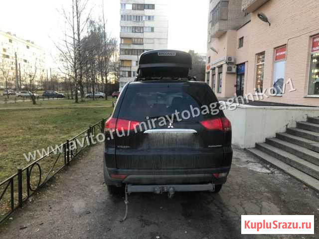 Бокс 430л на Mitsubishi Pajero+монтаж Ростов-на-Дону - изображение 1