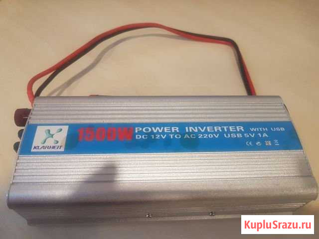 1500W DC 12V-AC 220V Автомобильный инвертор Электросталь - изображение 1