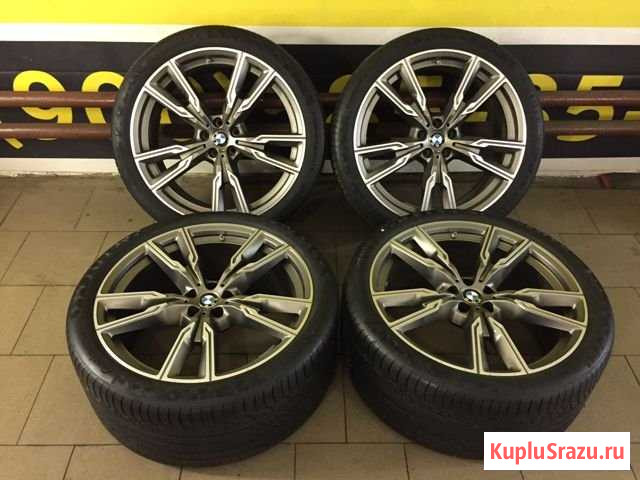 Новые летние колеса BMW 747m стиль X5/X6 G05/G06 Москва - изображение 1