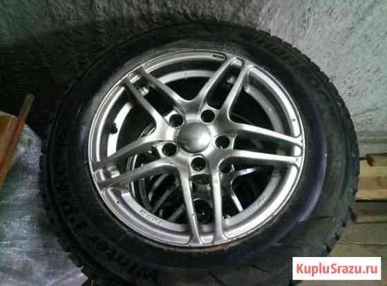 Литые диски с резиной зима R15, 5x112 Skoda / Volk Шуя