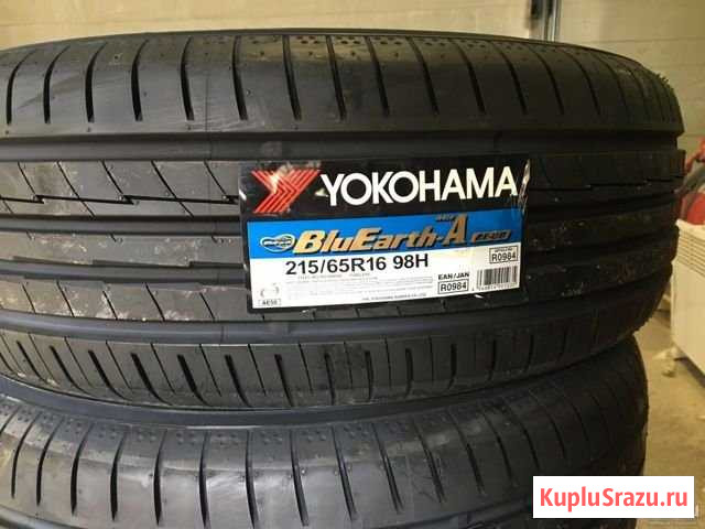 Yokohama 215/65R16 98H BluEarth-A AE50 TL Выселки - изображение 1