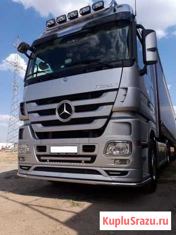 Защита переднего бампера Mercedes-Benz Actros Ахтубинск - изображение 1