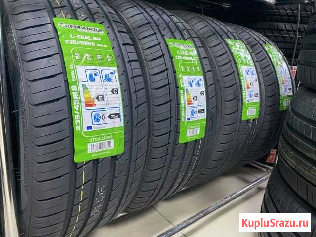 Новые летние шины (комплект) Grenlander 235 45 18 Краснодар - изображение 1