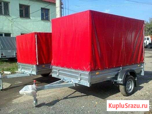 Прицеп с кузовом 2,45*1,5 м и Евро тентом 150 см Чебоксары - изображение 1
