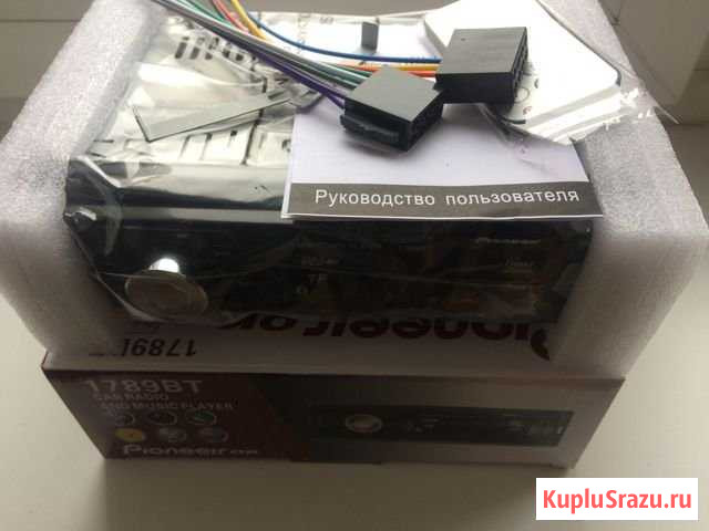 Магнитола с блютуз, USB, AUX, microSD, Bluetooth Чебоксары - изображение 1