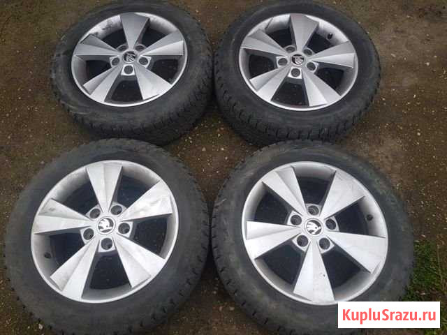 Диски с зимней резиной 16R 205/55 Керчь - изображение 1