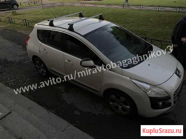 Багажник Атлант Аэро на Peugeot 3007+монтаж Санкт-Петербург - изображение 1