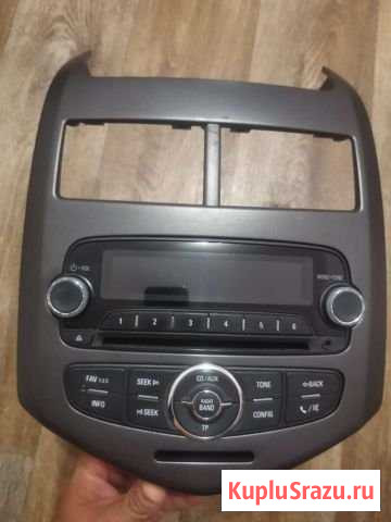 Штатная магнитола Aveo 2012 (T300) с рамкой Шлиссельбург - изображение 1