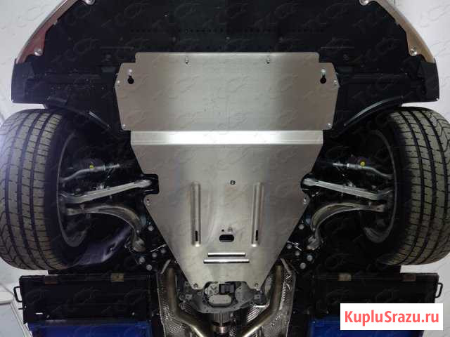 Защита картера и кпп (алюминий) Audi A6 2015- (TCC Мурманск - изображение 1
