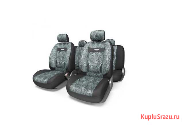 Авточехлы универс. Comfort, жаккард, Cyclone (M) Тула - изображение 1