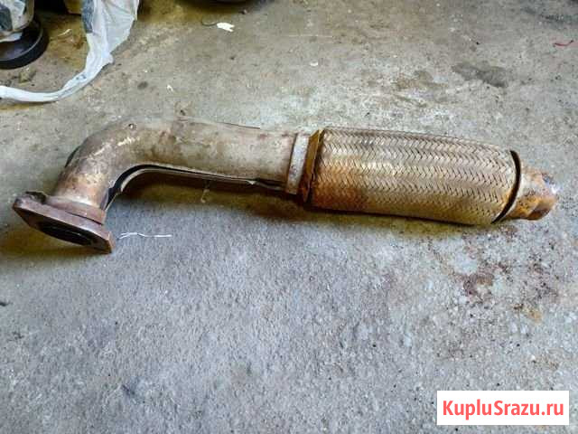 Гофра с патрубком на Лансер 9 Курск - изображение 1