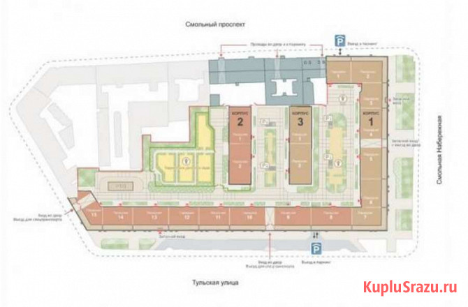 3-комнатная квартира, 126 м², 2/8 эт. на продажу в Санкт-Петербурге Санкт-Петербург - изображение 3