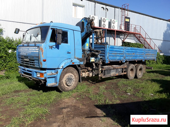 КамАЗ 65117 бортовой с краном манипулятором 2010 года выпуска Краснодар - изображение 1
