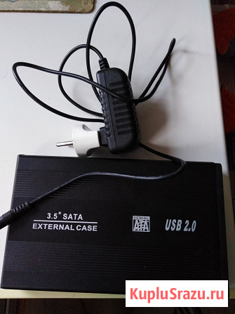 Продам внешний кейс для hdd 3, 5" sata-usb2 Дубна - изображение 1