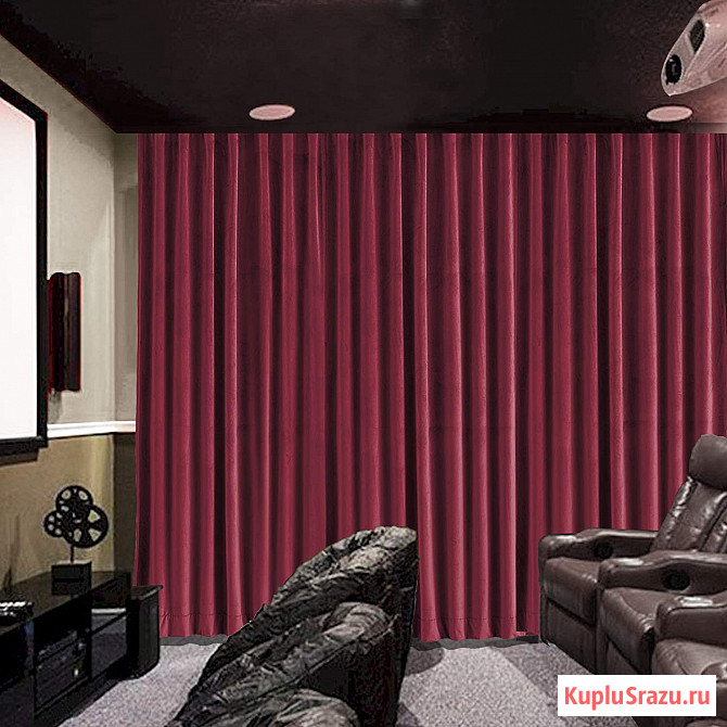 Шумопоглощающие акустические шторы. Звукопоглощение Москва - изображение 4