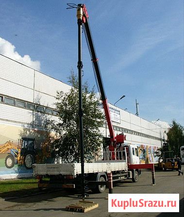 Бур DCd-7 (Англия) на КМУ, автокраны Москва - изображение 1