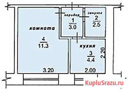 1-комнатная квартира, 22 м², 2/5 эт. на продажу в Стрежевом Стрежевой - изображение 1