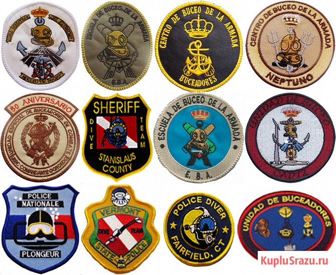 Иностранные нашивки водолазов Москва - изображение 1