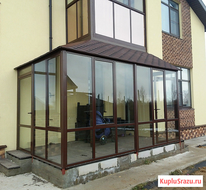 Фасадное остекление из алюминия Краснодар - изображение 3