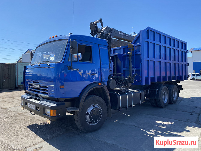 КАМАЗ 65115 ломовоз с манипулятором Евро-2 Новый Новосибирск - изображение 2