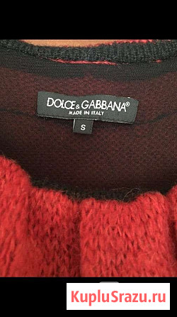 Платье новое dolce&gabbana м 46 s 42 44 шерсть вязаное оранжевое сарафан туника Москва - изображение 2