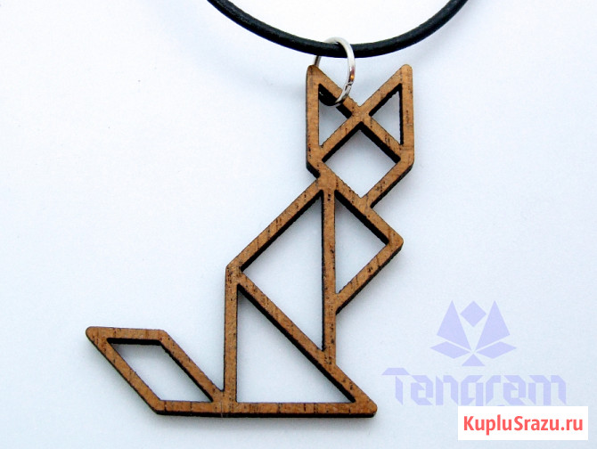 Кулон-подвеска из Красного Дерева "Солнечная Кошка" Москва - изображение 1