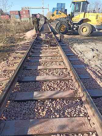 Замена шпал на железнодорожных подъездных путях, жд тупиках в Красноярске Красноярск