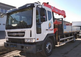 Грузовик с КМУ Hangil 756 г/п 7, 5 т на шасси Daewoo Novus CH7CA 4х2 Челябинск - изображение 1