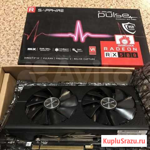 Видеокарта sapphire rx 580 8gb pulse для Ярослава Балаково - изображение 1