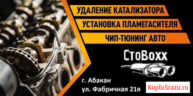 Удаление катализатора. Чип-тюнинг Абакан - изображение 1
