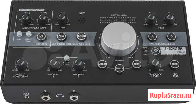 Звуковая карта mackie Big Knob Studio Краснодар - изображение 1