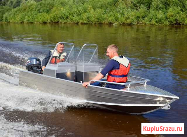 Новая лодка с рулевым управлением Wyatboat 390M Казань - изображение 1